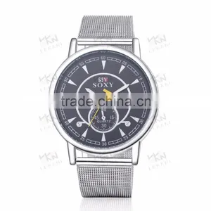 Latest Silver Man Watch, Cheap Stainless Steel Case Back Watch Quality Choice Most Popular thumbnail-3