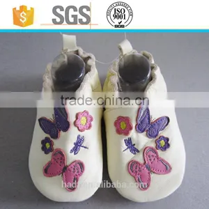 2016 Nice Girl Boy Kids Sheep Leather Baby Shoes With Soft Sole thumbnail-1