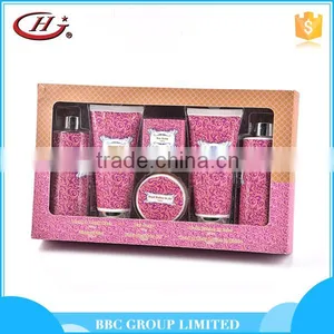 BBC Lady Gift Sets Suit 001 Top Sale Popular Custom Logo Natural Shampoo Hand Cream Body Lotion Bath Salts Soaps Body Wash Set thumbnail-1
