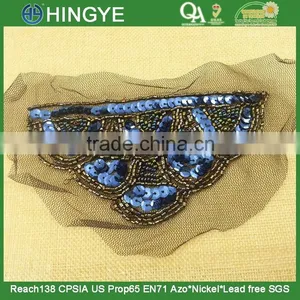 New Arrive Fancy Handmade Beaded Trimming For Shoulder -- M116 thumbnail-1