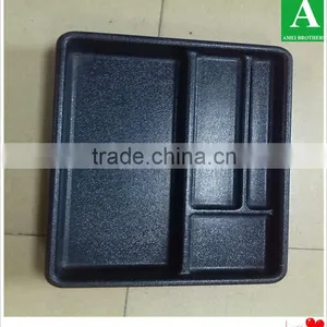 Qualified Black Color ps Chrome Plastic Thick Compartments Tray thumbnail-2