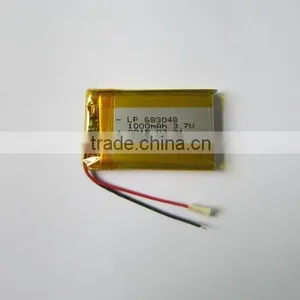 Li-polymer Battery 683048 1000mAh 3.7V With Stable PCM thumbnail-1