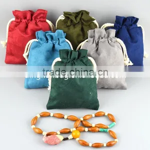 2015 Small Jewelry Drawstring Bag, Gift Bag, Jewelry Pouch With Logo in Custom thumbnail-1