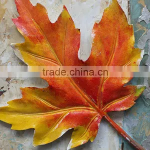 Canada Style Charming Maple Leaf Painting 3D Oil Art thumbnail-2