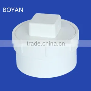 PVC DWV Fittings ASTM D2665 For Irrigation White Plug thumbnail-1