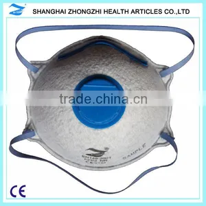CE Approved Non-woven Fabric FFP2 Standard Cup Type Mask With Valve thumbnail-2