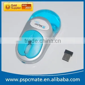 Promotional Gift 2.4G Rechargeable Wireless Liquid Aqua Mouse for PC/Laptop thumbnail-1