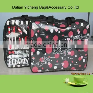 High Quality Black Dot Glittering Laptop Bag thumbnail-1