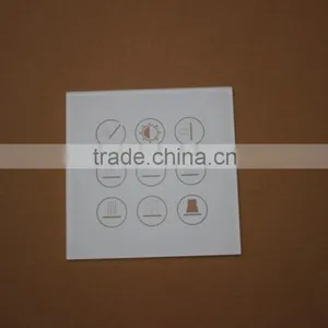 Touch Panel Lamp Lighting Remote Control Switch Wall Glass Black White Panel Switch Wall Glass thumbnail-6