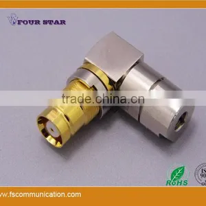 1.6/5.6 Female Bulkhead Right Angle Clamp Connector For Flex-3 Cable B thumbnail-6