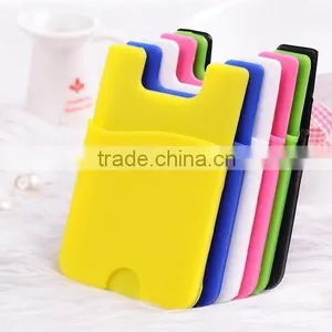 Best Promotion Gifts Silicone Phone Sticker/phone Card Pocket thumbnail-4