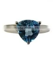 Gold Ring Studded Semi Precious Gems thumbnail-1