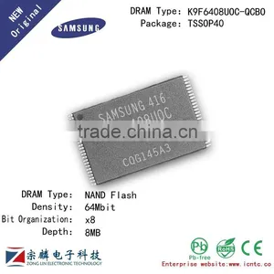Genuine Original K9F6408UOC-QCBO TSSOP40 8M X8bit NAND Flash Memory RAM thumbnail-1