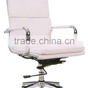 Steel Frame Chair/High Back Excutive PU Padding Chair /Office Chair With Ergonomic Design thumbnail-3