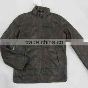2014 Men's pu Leather Jacket New Arrival thumbnail-1