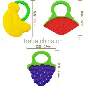 BPA Free Food Grade Custom Made Silicone Baby Teether thumbnail-2