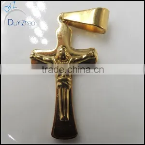 New Arrival Stainless Steel Jewelry Big Cross Pendant thumbnail-2