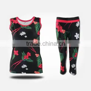 Cheap Lycra Custom Yoga Pants Wholesale Gym Wear Tops Sports Bra thumbnail-4
