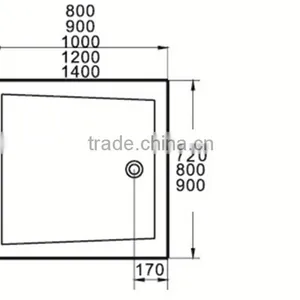 SUNZOOM Upc Shower Base,bathroom Shower Base,custom Acrylic Shower Base thumbnail-4