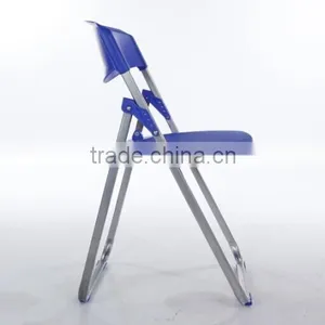 Plastic Seat Foldable Chair With Iron Frame Office Chair and Folding Chairs Furniture1074B thumbnail-3