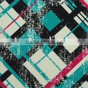 Green Square Spandex Print Nylon Fabric for Beach Chair thumbnail-3
