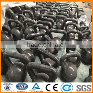 Cast Iron Black Painted Kettlebell thumbnail-1