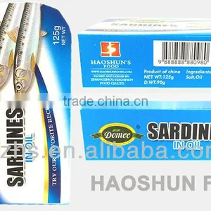Canned Sardine in Vegetable Oil 125g thumbnail-1