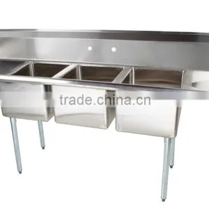Commercial Compartment Sink With Compartments thumbnail-1