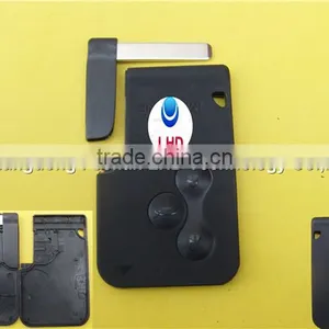 Renault Card Case for Renault Megane Clio Blank Card 3 Button Smart Key Card thumbnail-1