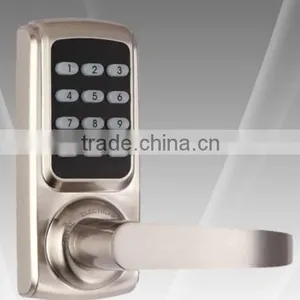 New Zinc Alloy Handle Push Button Digital or Key Code Door Locks thumbnail-2