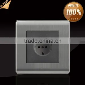 2015 The New Design BS Standard Stainless Steel 16A250V 1 Gang European Socket thumbnail-1