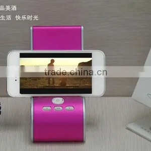 Portable Professional Wireless Waterproof Speaker With Mobile Holder for Phone or Ipad thumbnail-3