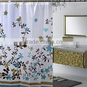 Sheer Flower Design Fabric Wholesale Curtain thumbnail-3