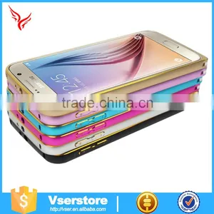 Best Sellers for Samsung Galaxy s6 Edge Mobile Phone Metal Case Aluminum Bumper Covers Cases thumbnail-3