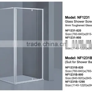 Toughen Glass Shower Room With Aluminium Alloy Frame for Bathroom thumbnail-1