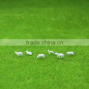 Building Model Cow, Scale Animals for HO Scale, Plastic Building Resin Farm Cow for 1/87 thumbnail-2