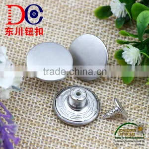 Hot Sale Factory Price Silver Jeans Button Jean Jacket Metal Button thumbnail-5