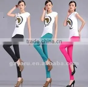 Women Pants Ladies Pants Elastic Skinny thumbnail-1
