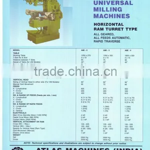 Ram Turret Universal Milling Machine All Auto Feed thumbnail-1