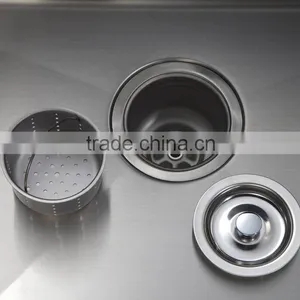 Building Materials Stainless Steel Single Handmade Kitchen Sink Construction Undermount Sink With Cupc Certififcation thumbnail-5