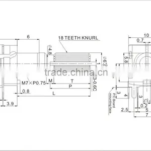 FSR1002 Rotary Switch Long Life Cycle Pulse Rotary Switch With Steady Output thumbnail-2