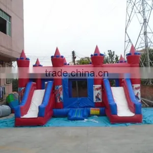 2016 Hot Inflatable Castle Slide Combo thumbnail-1