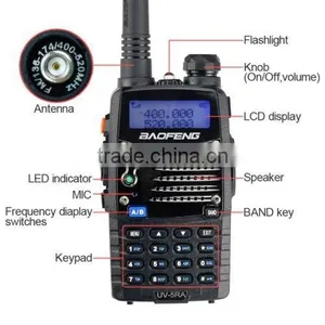 New Red Baofeng Uv5ra Dual Band Walkie Talkie Two Way Radio thumbnail-1