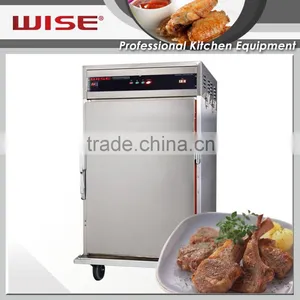 WISE 1140cm Commercial Upright Heated Holding Cabinet With Casters And Humidity Compensation thumbnail-3