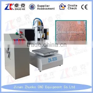 Cheap High Performance Mini Desktop CNC Router For Printed Circuited Board 3030 (300*300mm) thumbnail-1