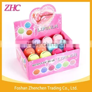 China Roamtic Bear Natural Lip Balm Cheapest Ball Shape Lipstick thumbnail-1