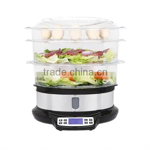 Electric Food Steamer With Egg Seat Design XJ-11104 thumbnail-6