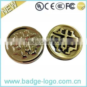 Factory Price Hot Sale Plated Bronze Metal Coin thumbnail-1