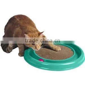 New! Cardboard Turbo Scratcher Cat Toy / Round Cat Bed / Cardboard Pet Toy thumbnail-5