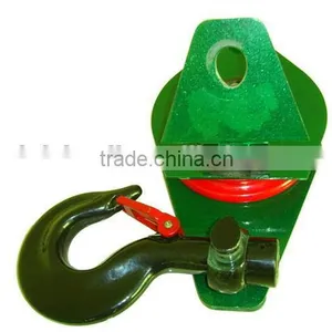Drop Forged Hardware Alloy Steel/carbon Steel Lifting Hoist Single Wheel Open Type Steel Lifting Hoist Pulley Block thumbnail-5